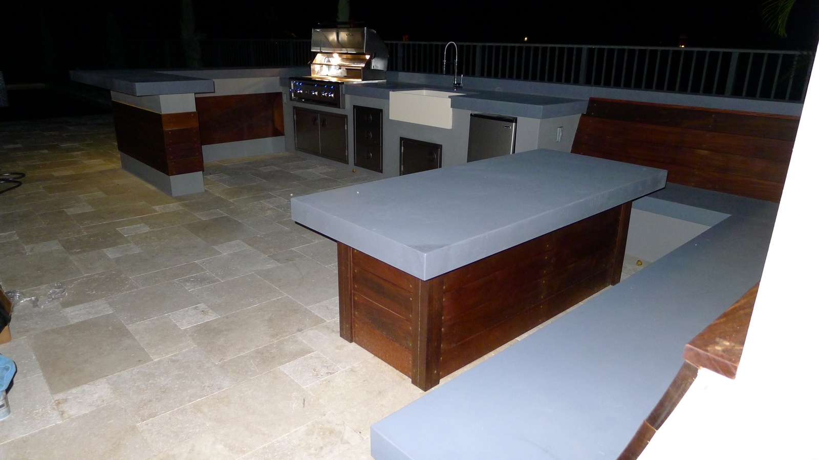 outdoor kitchen table top